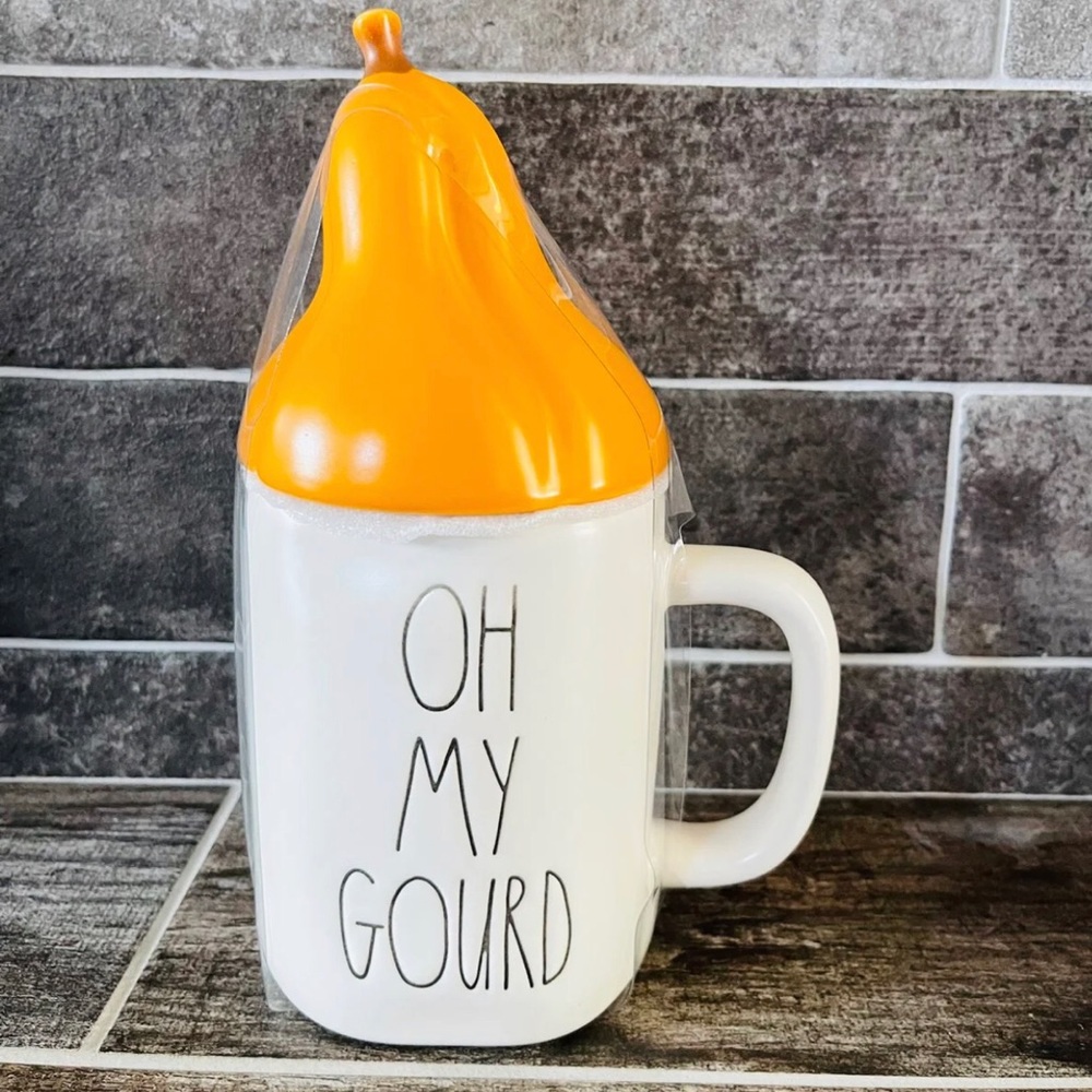 Rae Dunn Oh My Gourd PUMPKIN TOP NWT